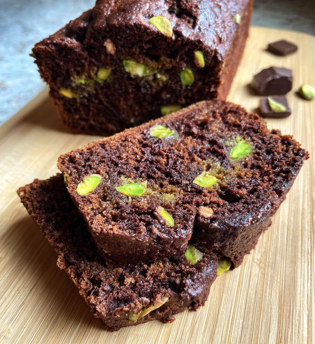 Trople Chocolate Pistachio Bread