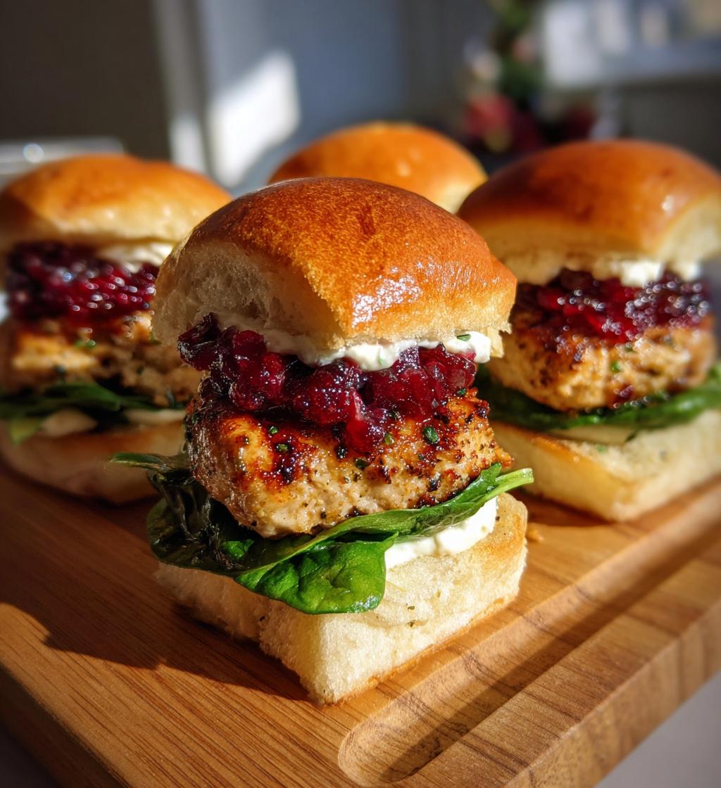 Turkey Cranberry Sliders - detail 1