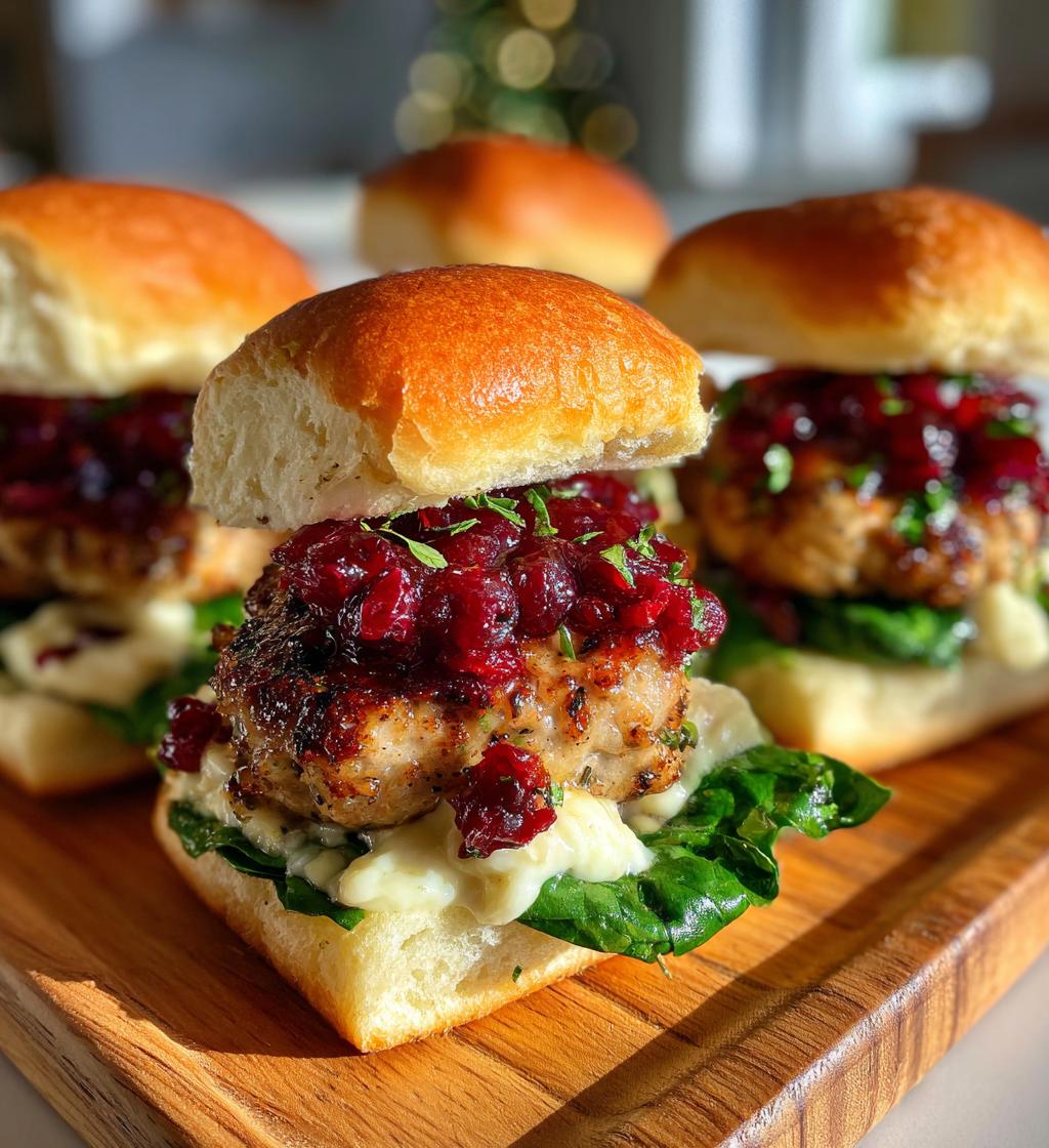 Turkey Cranberry Sliders