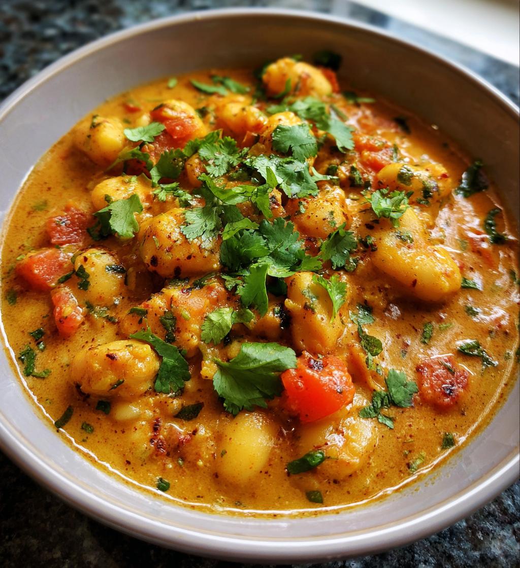 Vegan Butter Bean Curry - detail 1