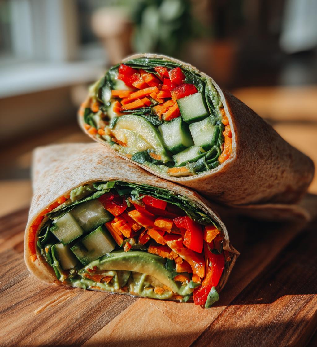 Vegan Veggie Wraps - detail 1