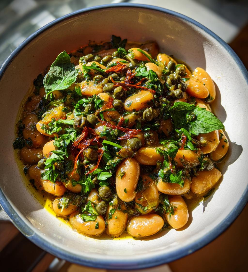 Vegetarian Piccata with Cannellini Beans - detail 1