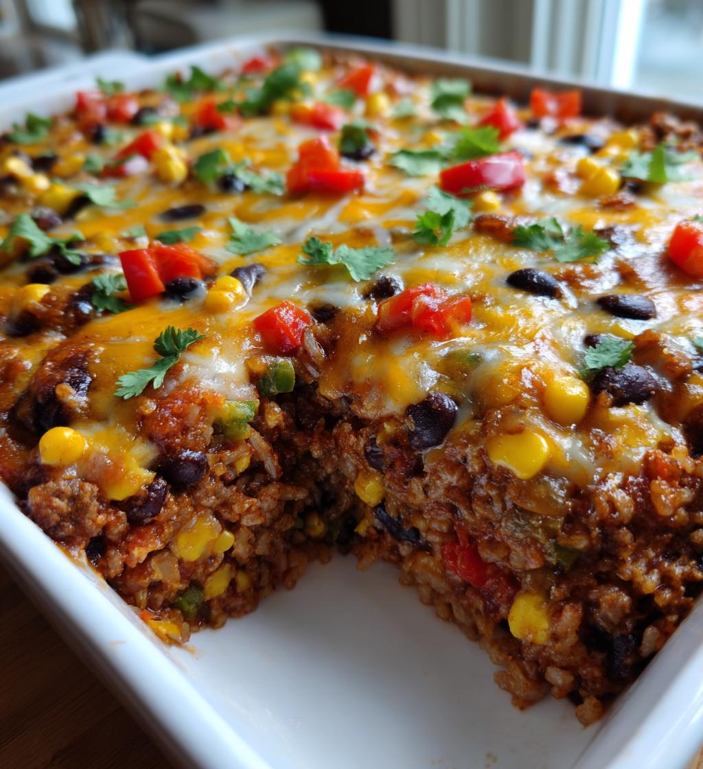 Vegeterian Mexican Rice Casserole - detail 1