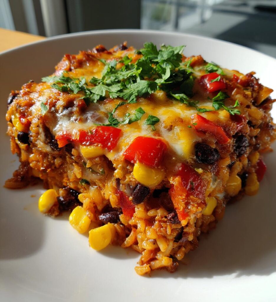 Vegeterian Mexican Rice Casserole