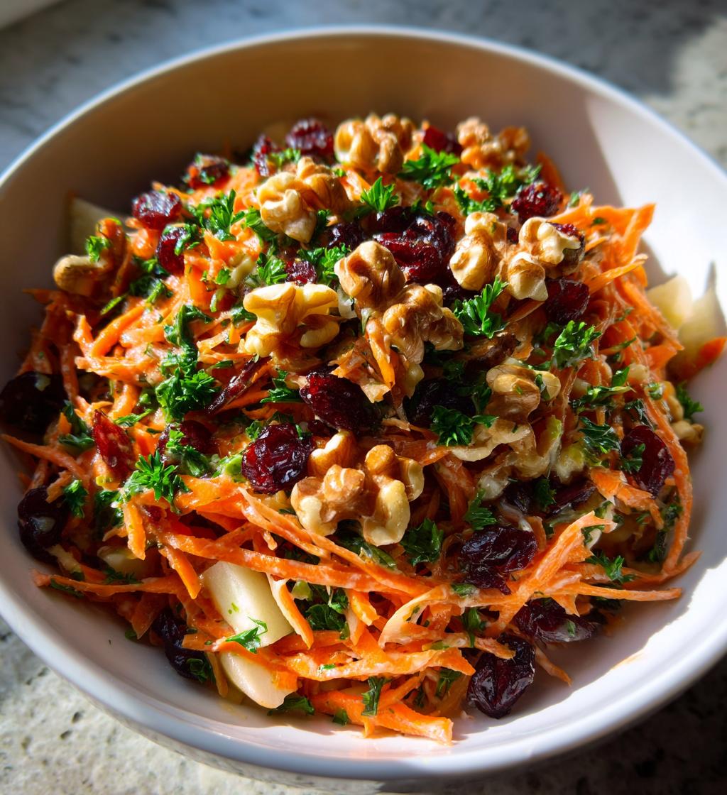 Vibrant Apple Cranberry Carrot Salad