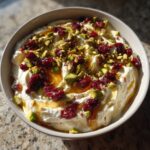 Whipped Feta Dip with Honey, Pistachios, and Cranberries