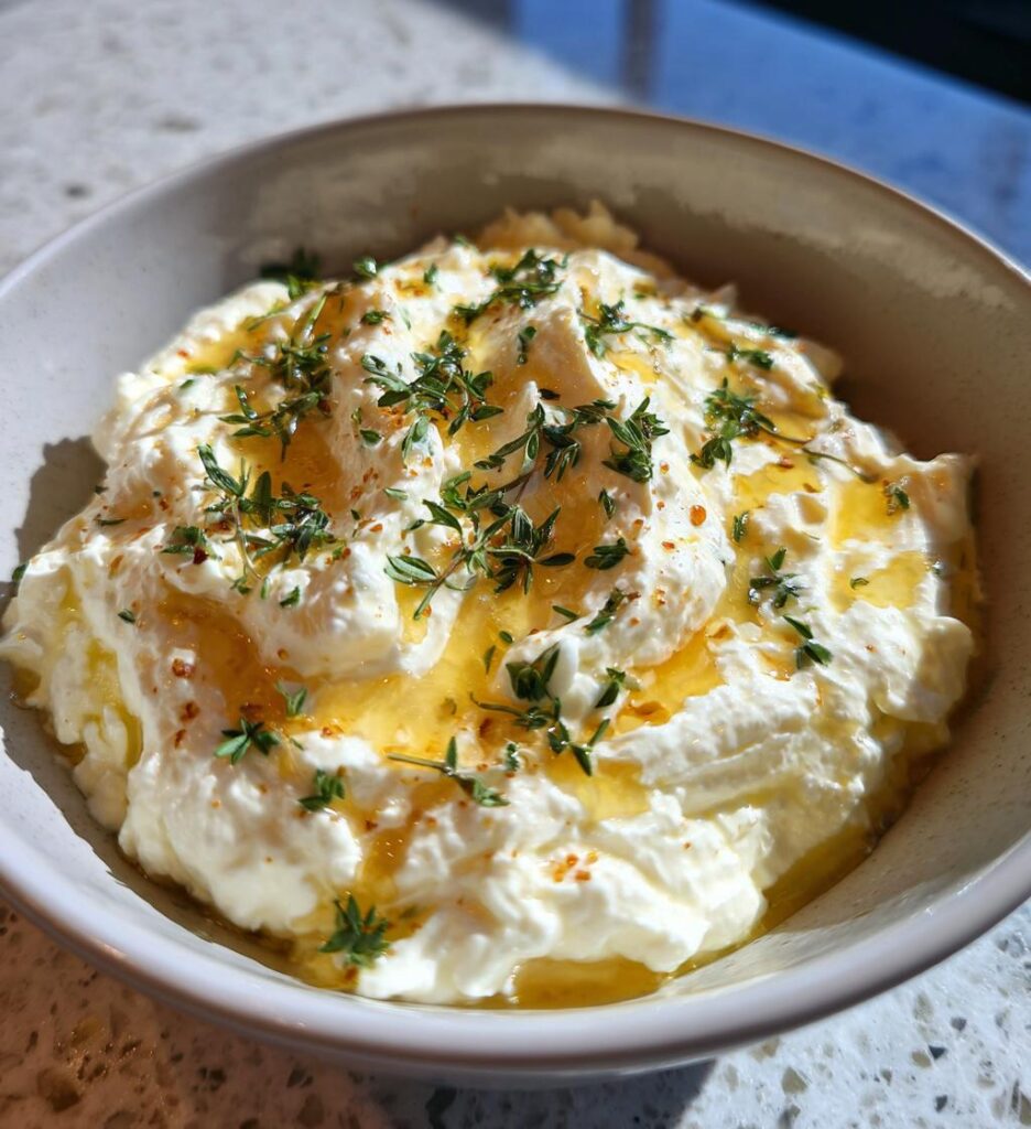 Whipped Feta with Hot Honey
