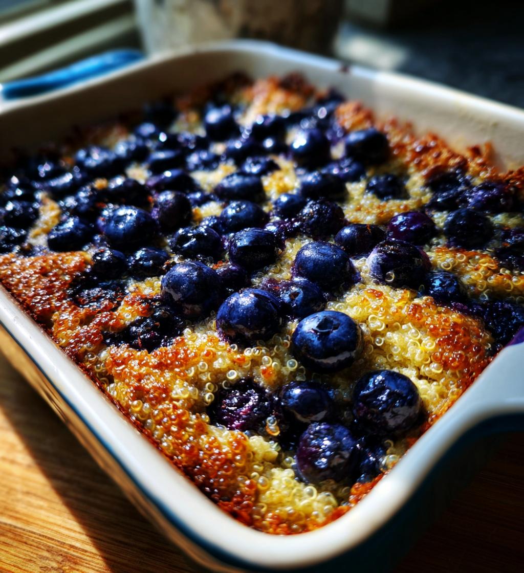 Wholesome Blueberry Quinoa Breakfast Bake - detail 1