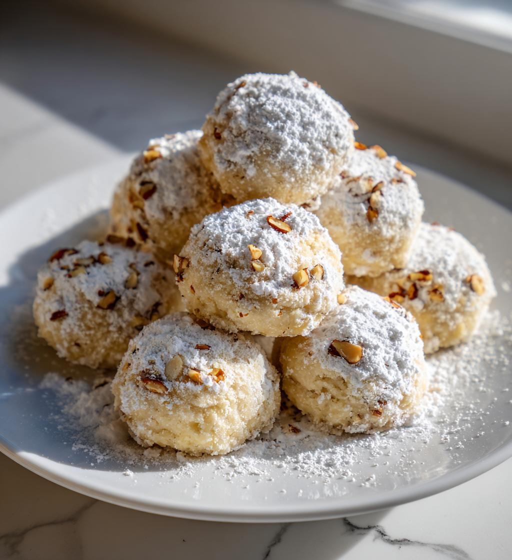 4 Ingredient Snowball Cookies - detail 1