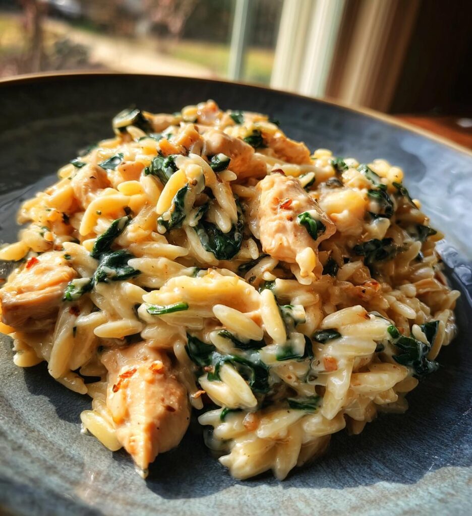 5-Star Creamy One-Pot Chicken Orzo
