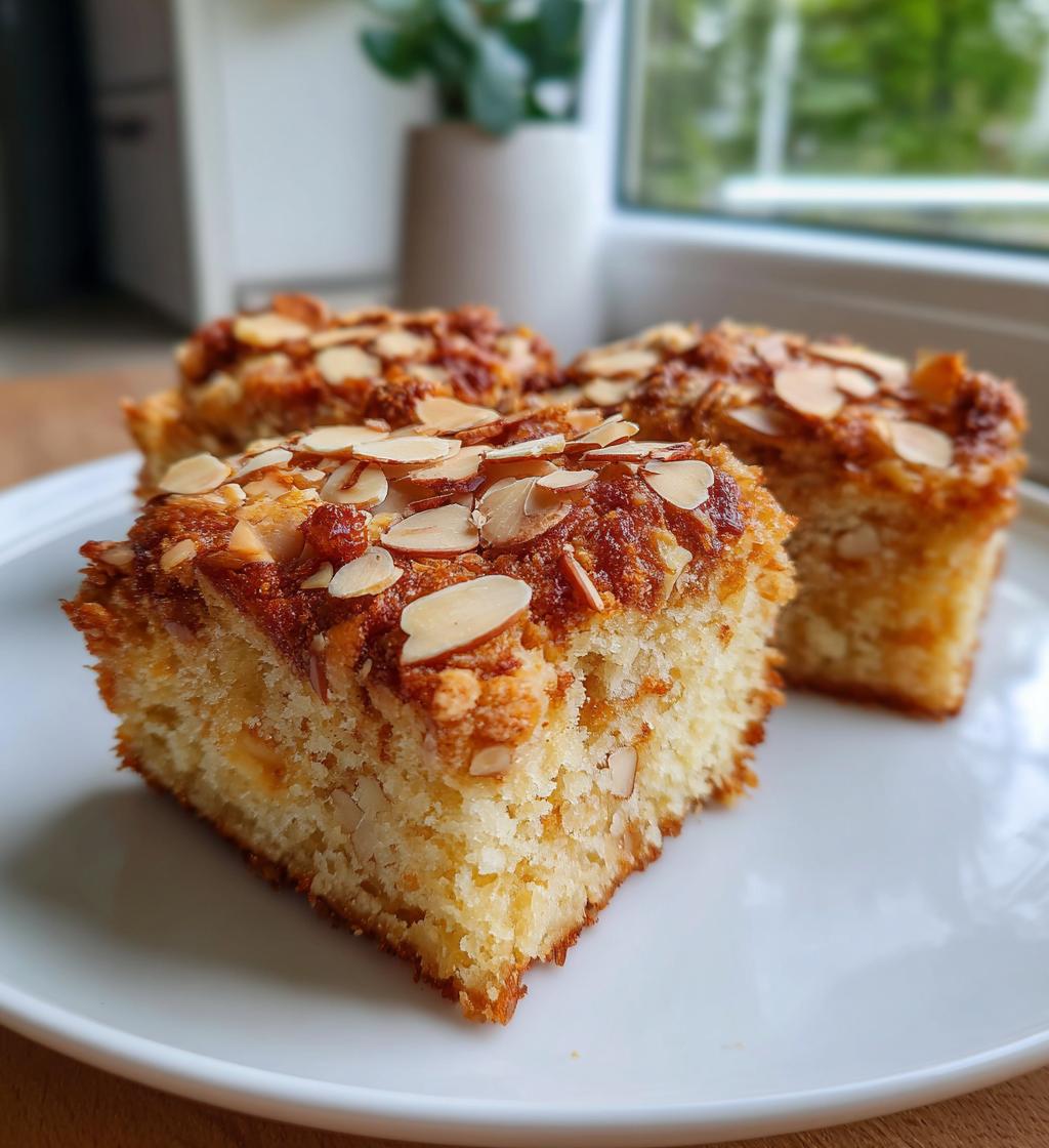 Almond Croissant Blondies