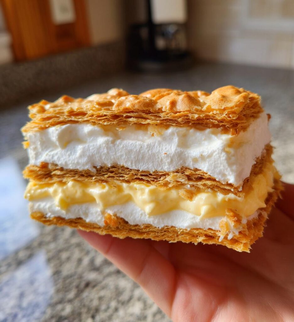 Almond Dacquoise Cream Clouds