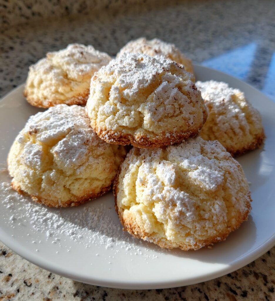 Almond Shortbread Meltaway Cookies
