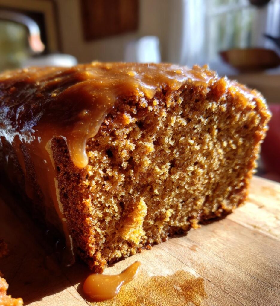 Applesauce Spice Cake with Brown Sugar Icing