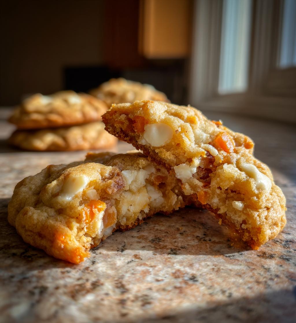 Apricot White Chocolate Cookies