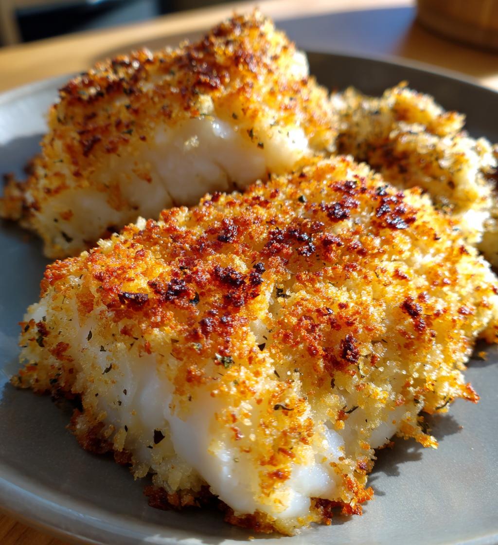 Baked Cod with Panko - detail 1