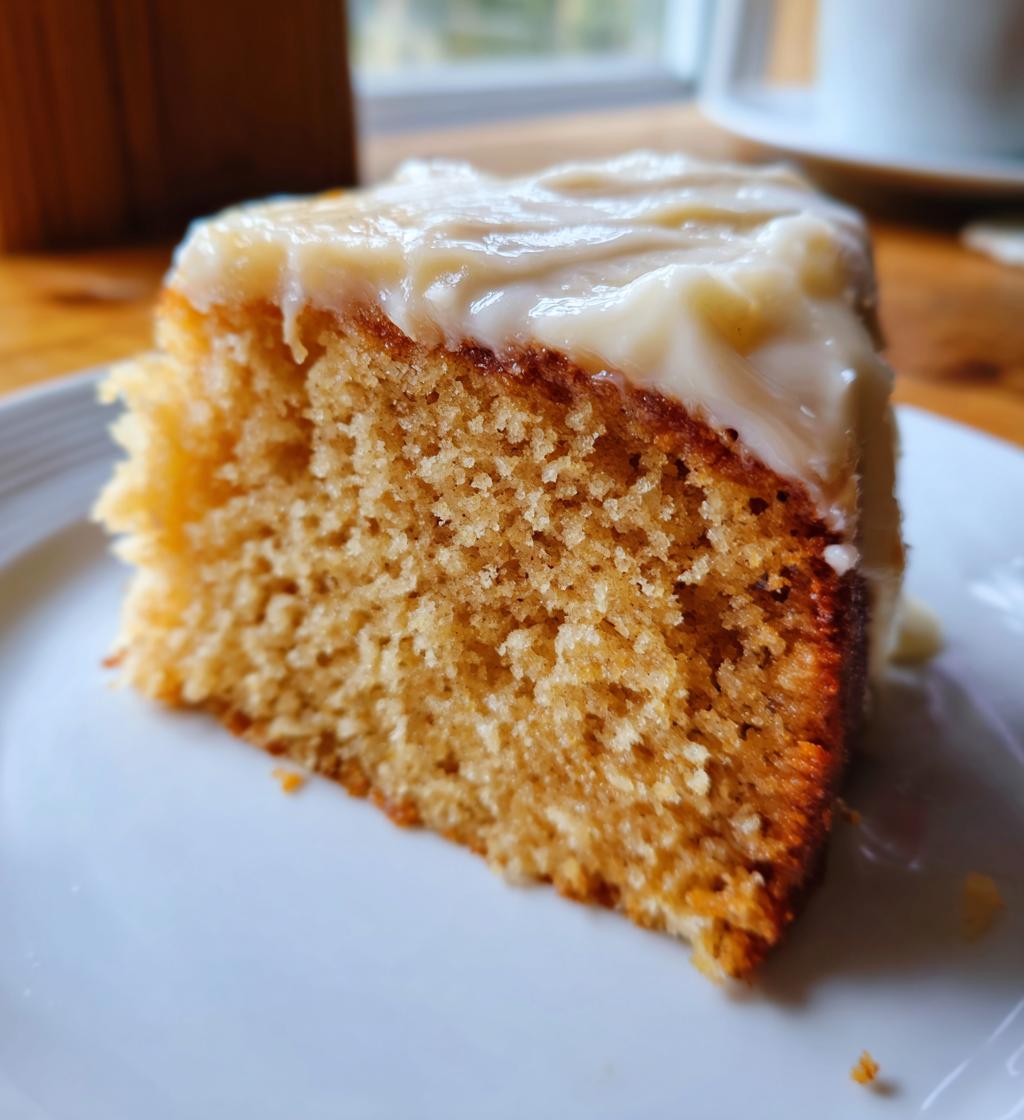 Banana Cake with Vanilla Frosting