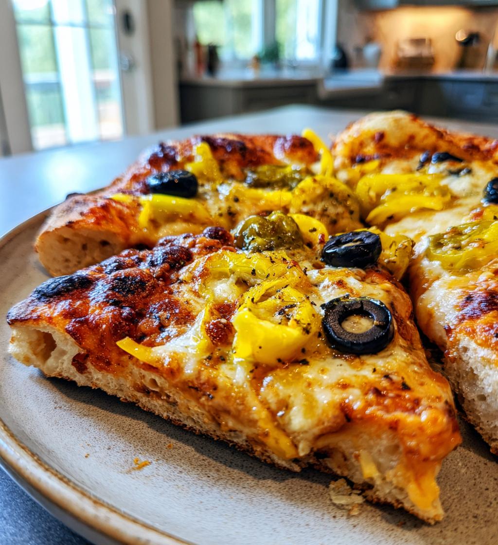 Banana Pepper Pizza - detail 1