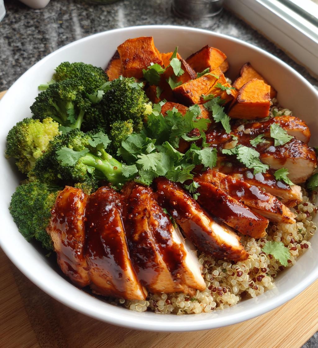 BBQ Chicken & Roasted Sweet Potato Bowl - detail 1