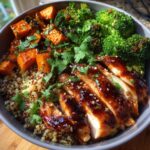 BBQ Chicken & Roasted Sweet Potato Bowl