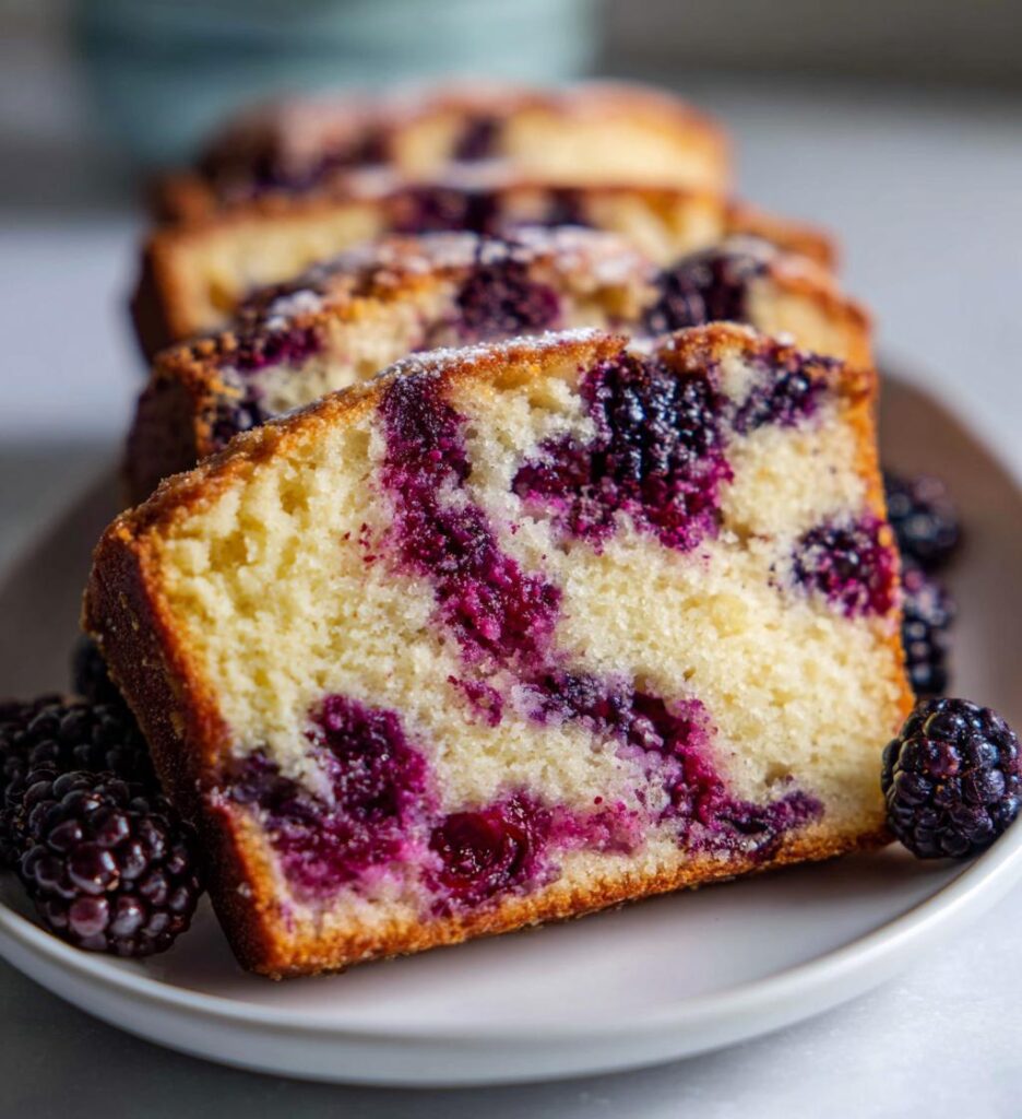 Blackberry Pound Cake