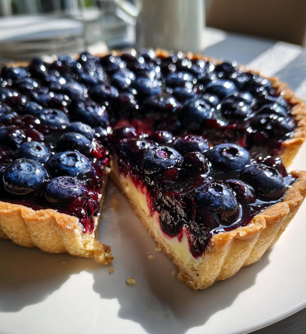 Blueberry Lemon Tart