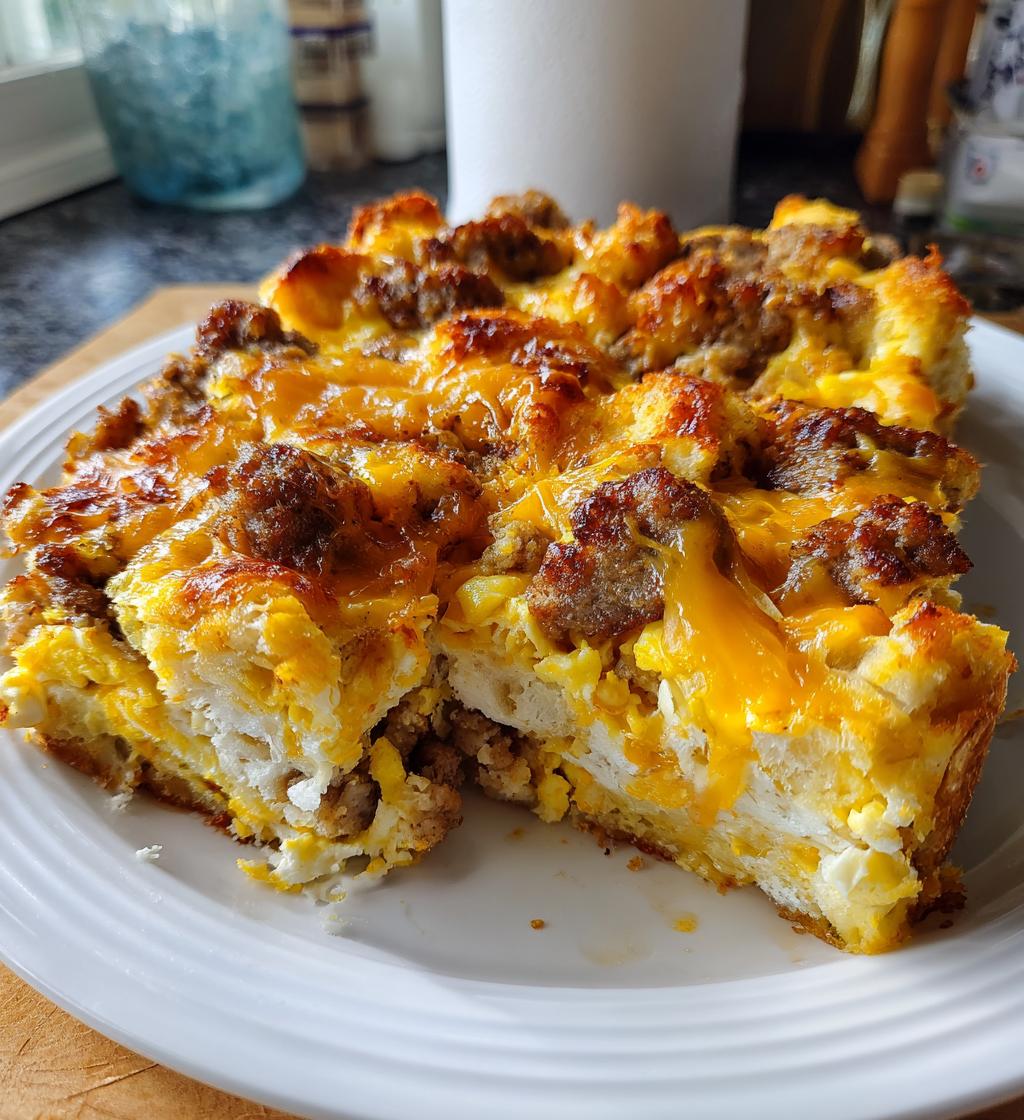 Breakfast Biscuit Casserole