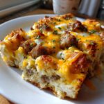 Breakfast Casserole With Biscuits