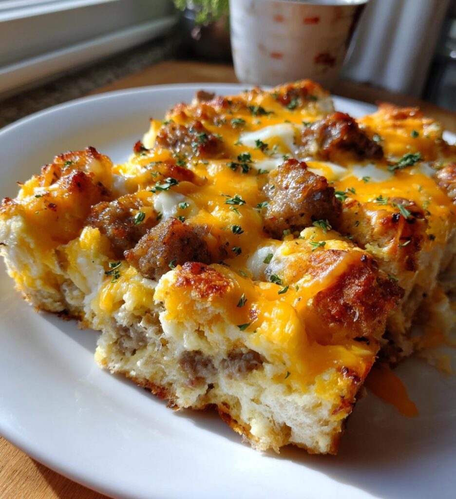 Breakfast Casserole With Biscuits