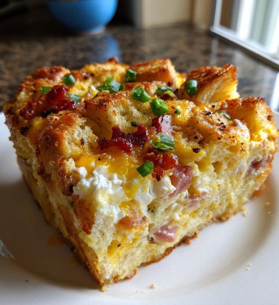 Breakfast Casserole With Bread