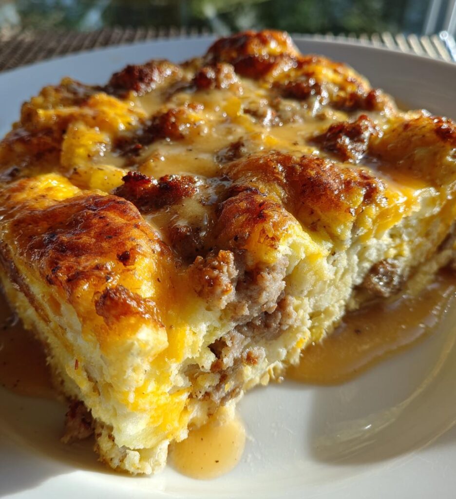 Breakfast Casserole With Gravy
