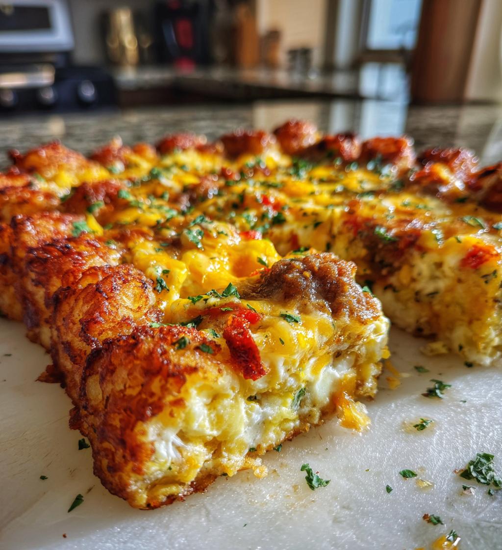 Breakfast Tater Tots Casserole - detail 1