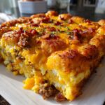 Breakfast Tater Tots Casserole