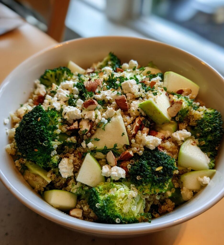 Broccoli Apple Quinoa Salad