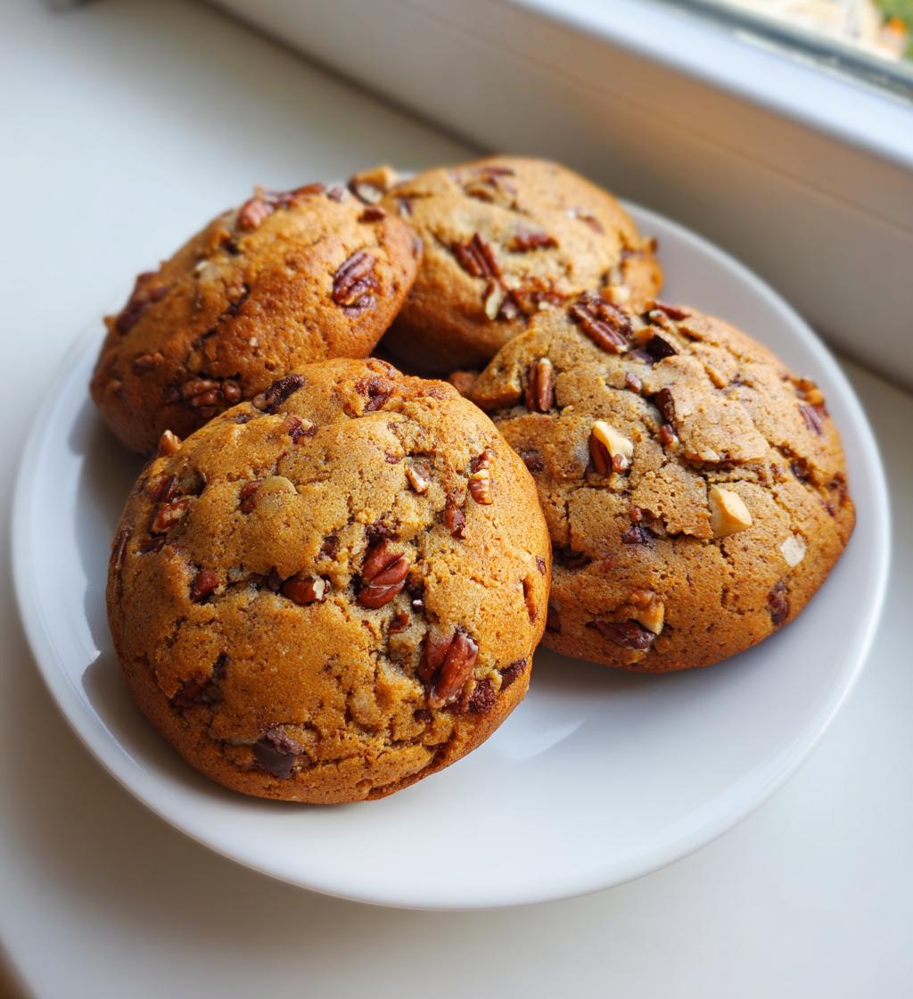 Brown Butter Pecan Chocolate Cookies