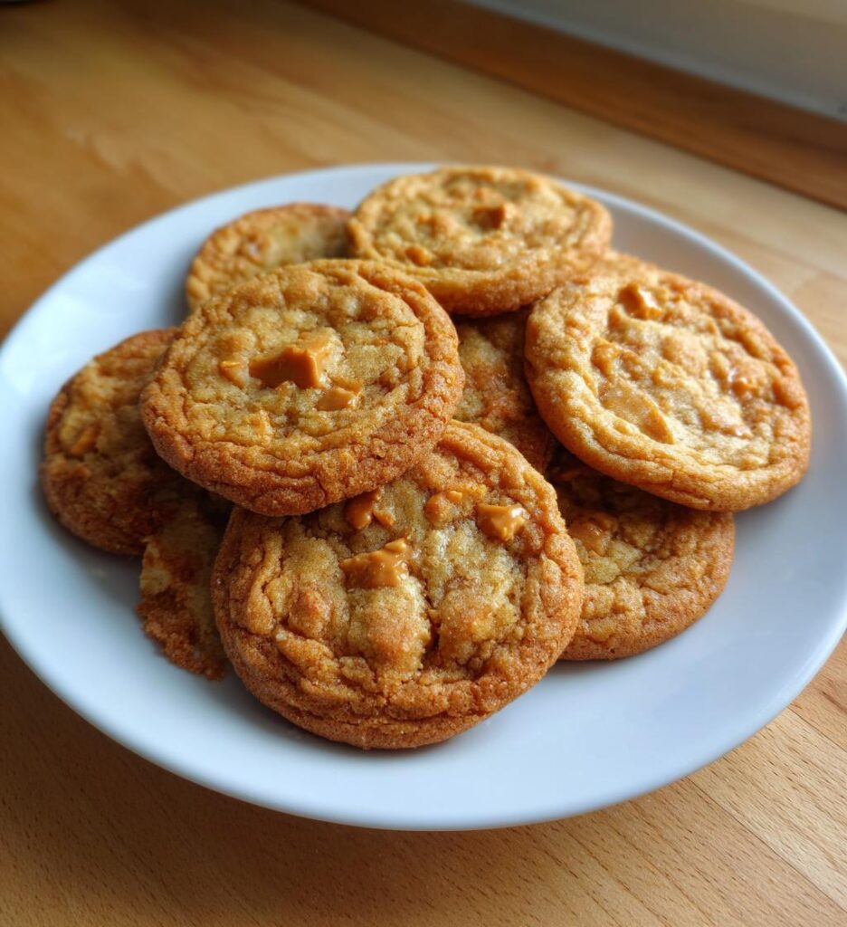 Brown Butter Toffee Cookies