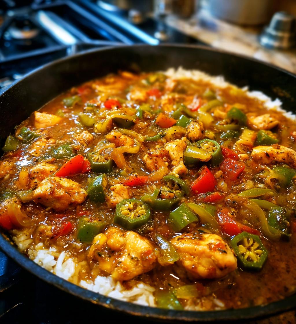 Cajun Chicken Gumbo - detail 1