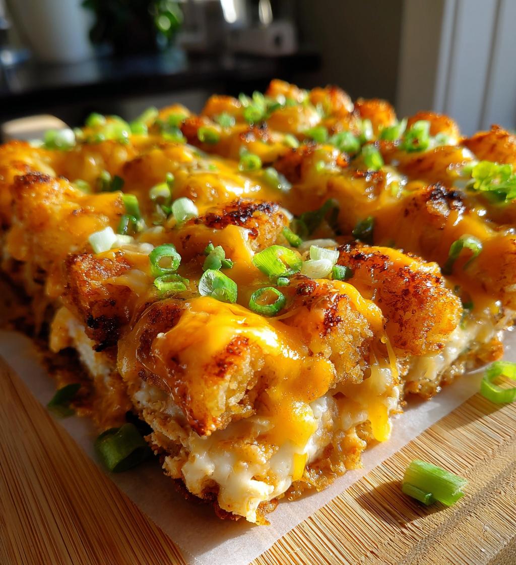 Cheddar Ranch Chicken Tater Tot Bake - detail 1