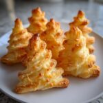 Cheese Puff Pastry Christmas Trees