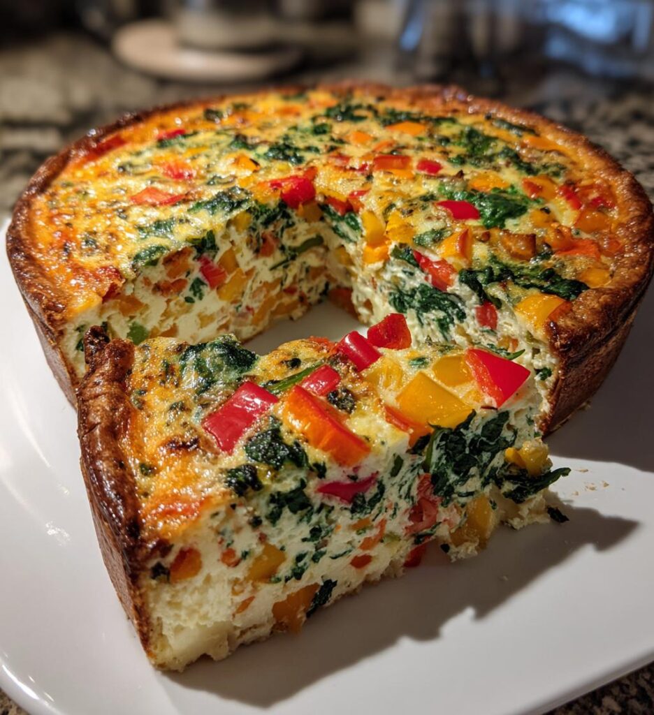 Cheesy Christmas Quiche