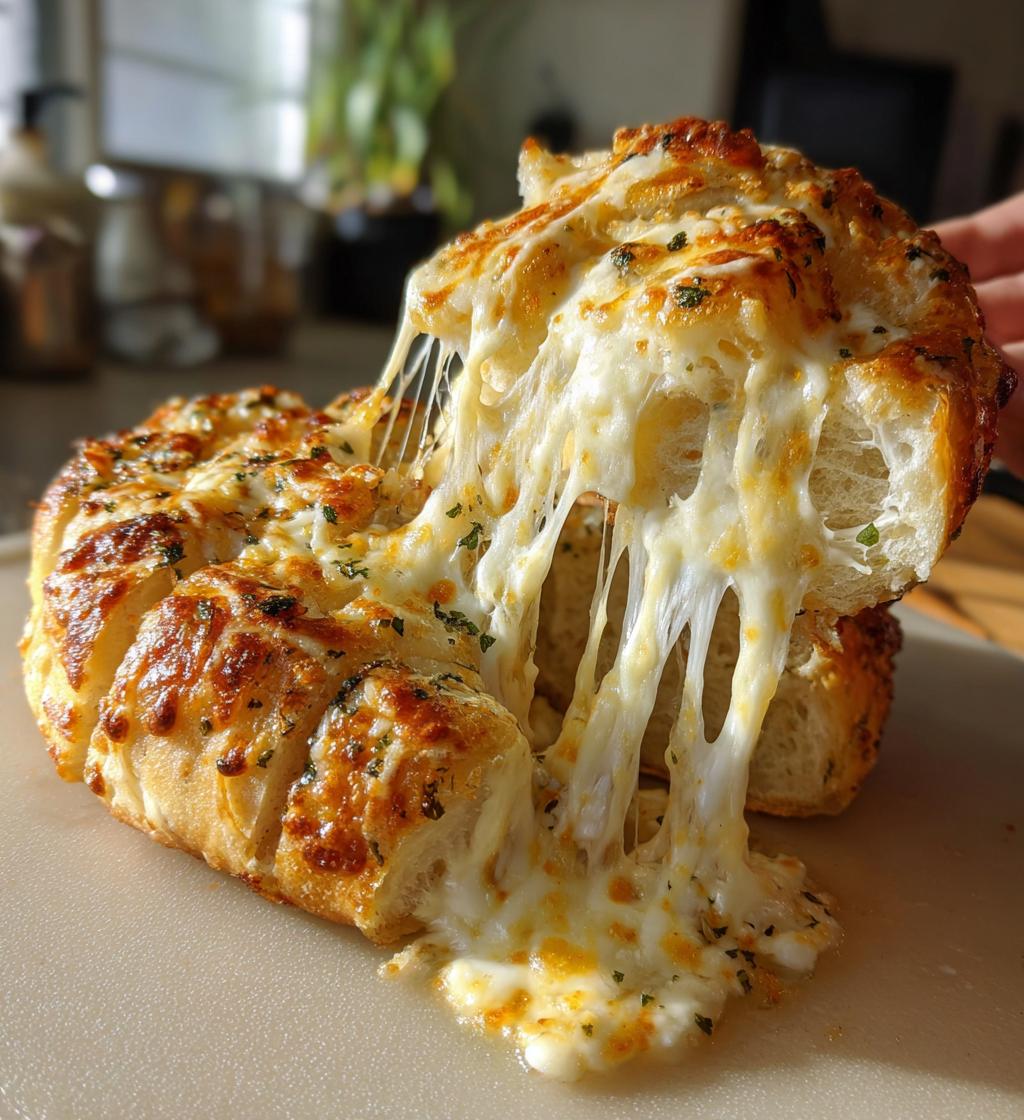 Cheesy Christmas Tree Bread