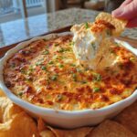 Cheesy Crab Rangoon Dip