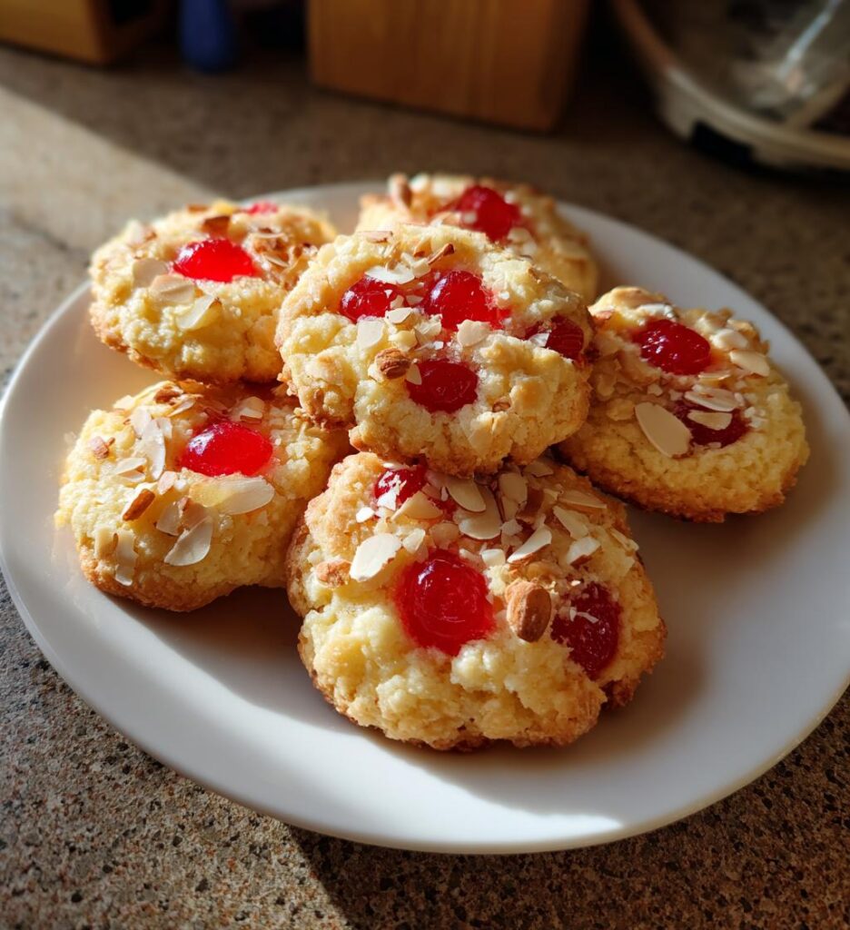 Cherry Almond Amish Sugar Cookies