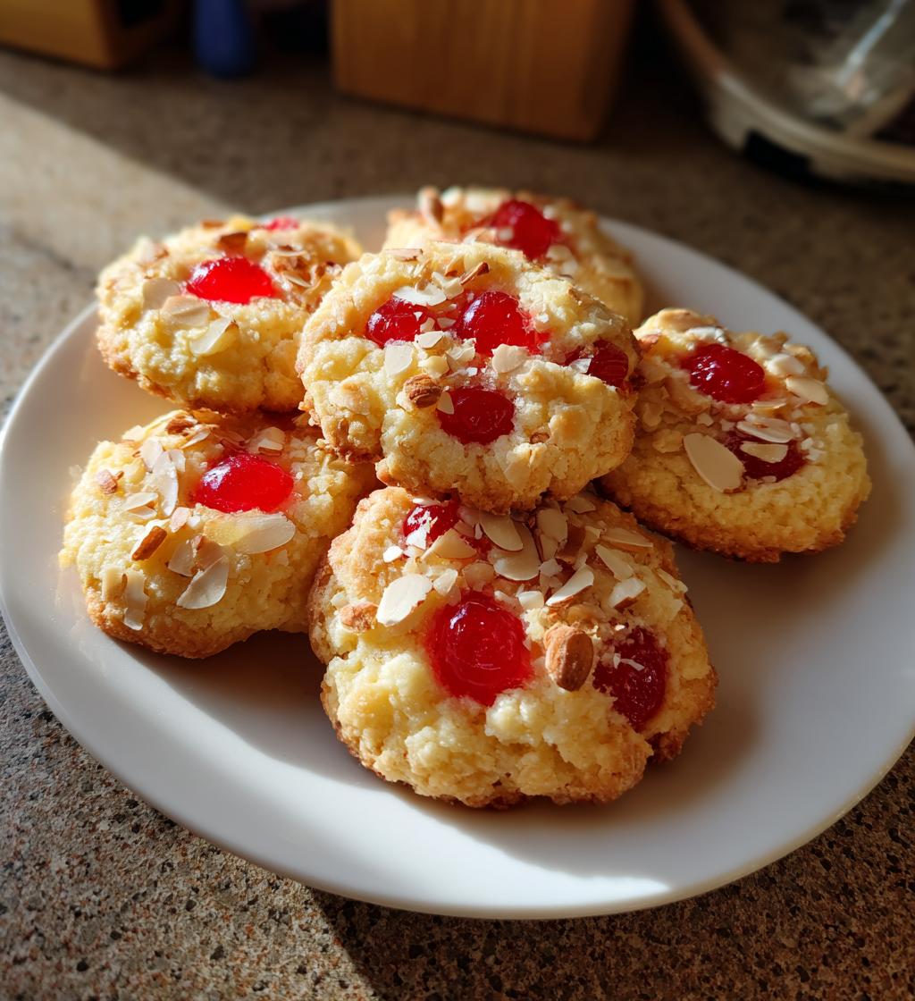 Cherry Almond Amish Sugar Cookies
