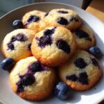 Chewy Blueberry Sugar Cookies