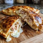Chicken Alfredo Calzones