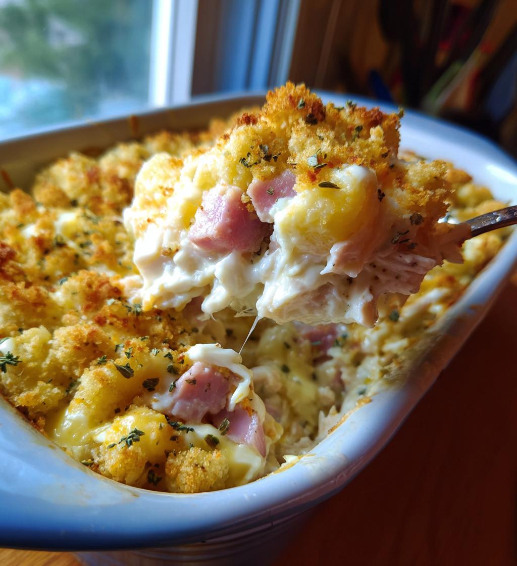 Chicken Cordon Bleu Casserole