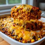 Chicken Enchilada Rice Casserole