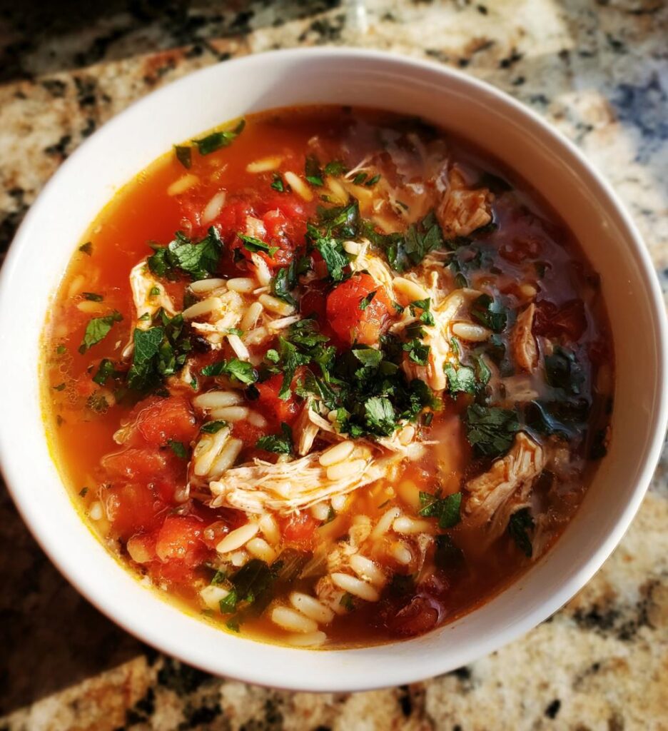 Chicken Orzo Tomato Soup