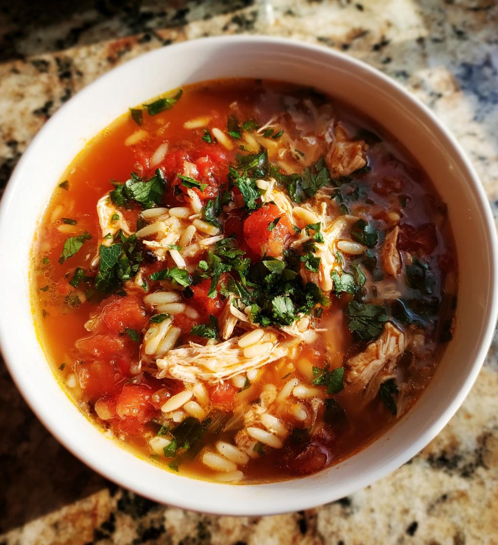 Chicken Orzo Tomato Soup